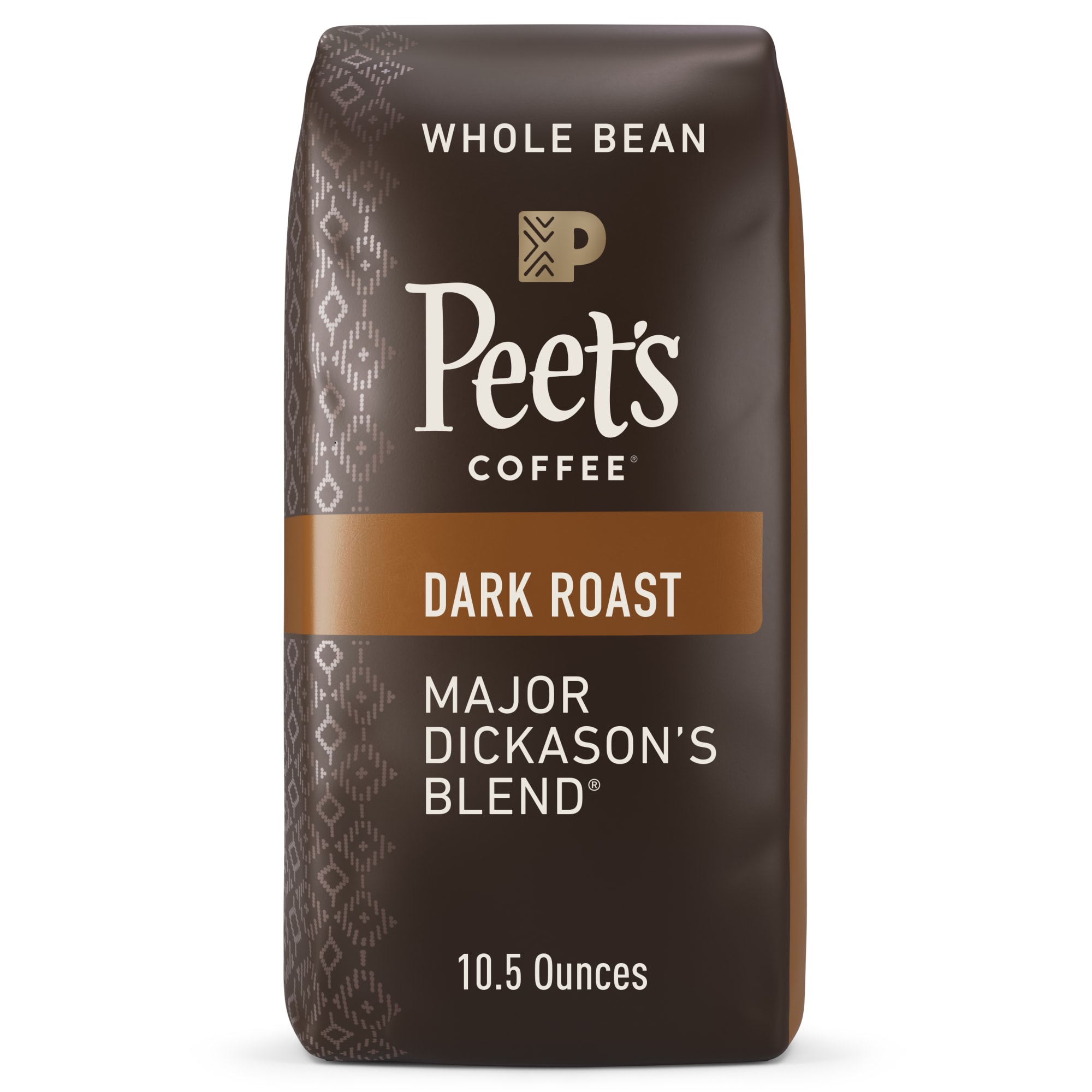 Peet's Coffee Major Dickason's Blend Premium Dark Roast Whole Bean Coffee 10.5 oz thumbnail 2