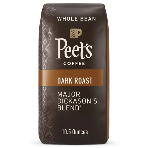 Peet's Coffee Major Dickason's Blend Premium Dark Roast Whole Bean Coffee 10.5 oz thumbnail 2