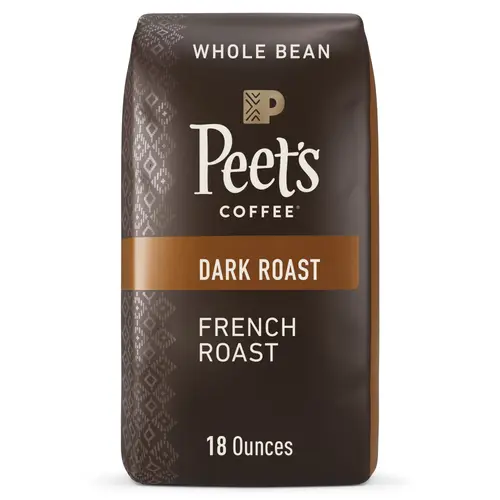 Peet's Coffee French Roast Premium Dark Roast Whole Bean Coffee, Arabica, 18 oz thumbnail 2