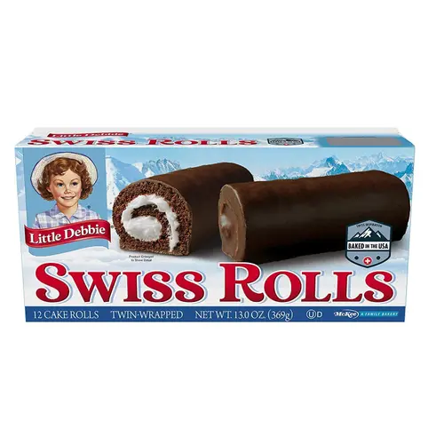 Little Debbie Variety Pack, Zebra Cakes, Cosmic Brownies, Honey Buns, Oatmeal Creme Pies, and Swiss Rolls (1 Box Each) thumbnail 2