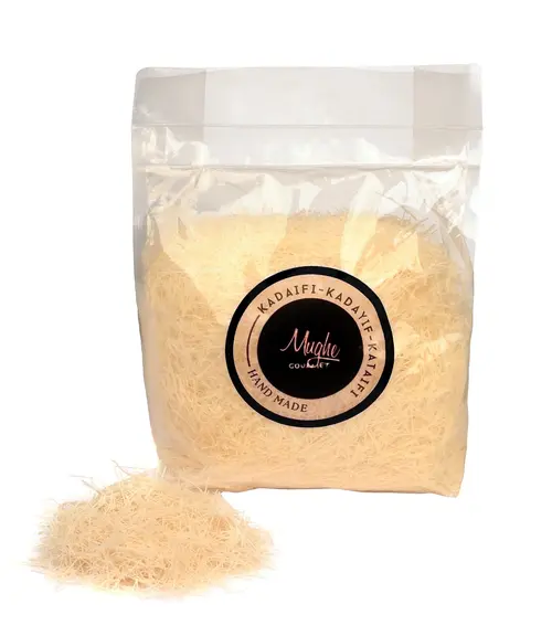 Mughe Gourmet Dried & Chopped Kataifi Shredded Phyllo Dough 0.9 lbs 400g, Kurutulmus Kadayif Pastry Dough, Ingredient for Th thumbnail 2