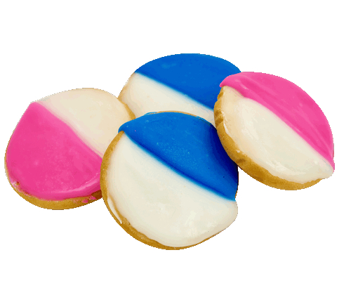 Reismans Mini Blue and Whites Cookies 10pc thumbnail 2