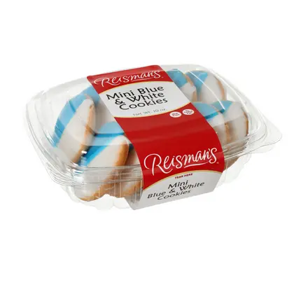 Reismans Mini Blue and Whites Cookies 10pc thumbnail 3
