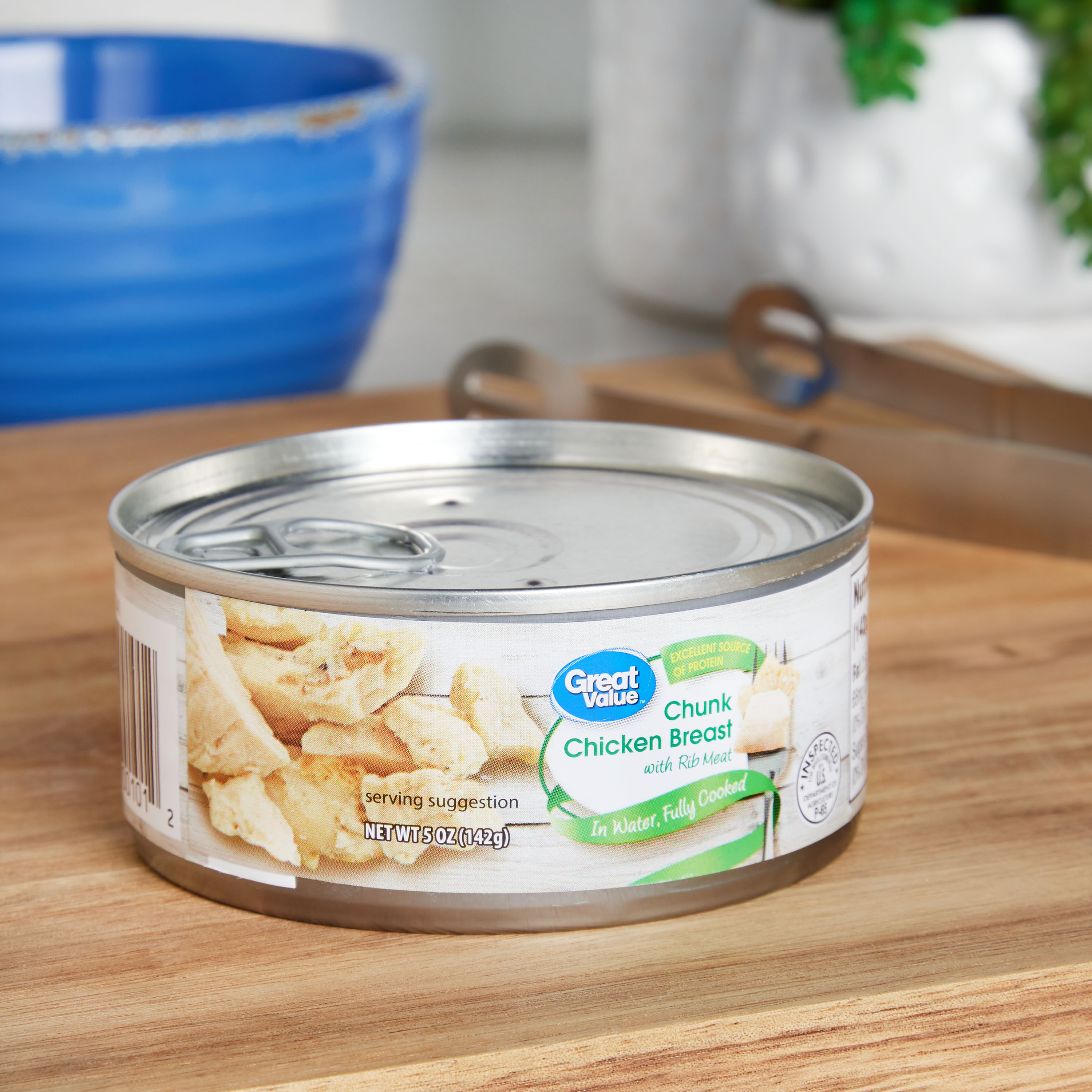 Great Value Chunk Chicken Breast, 5 Ounce Can thumbnail 2