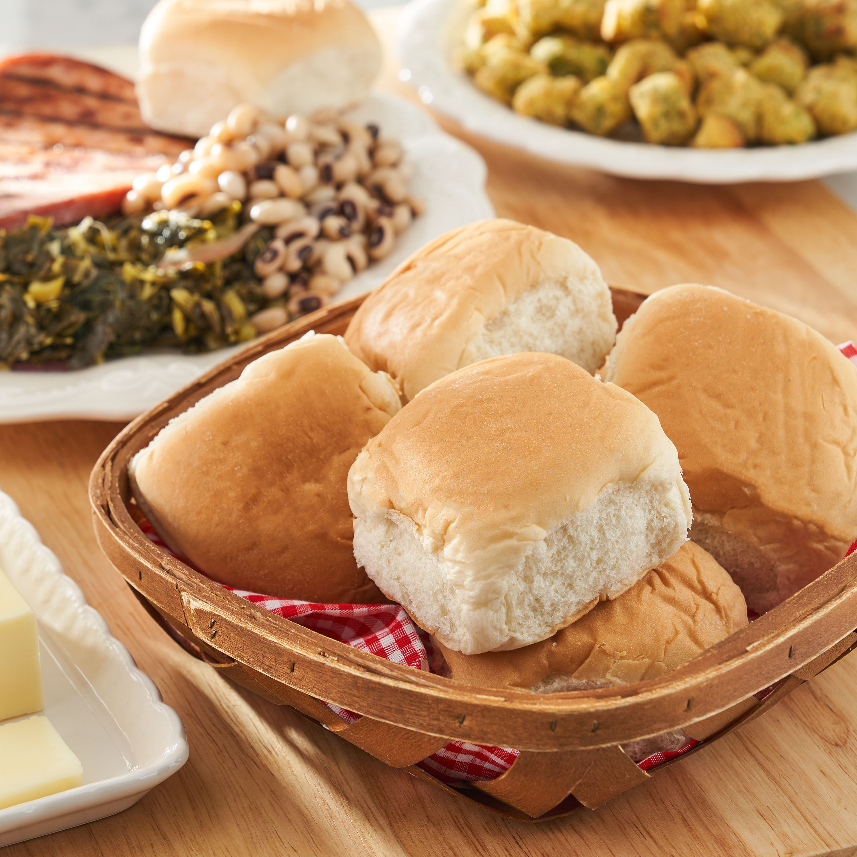 Freshness Guaranteed Yeasty Dinner Rolls, 16 oz, 12 Count (Regular) thumbnail 2