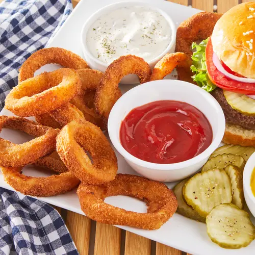 Great Value Whole Onion Rings, 16 oz Bag (Frozen) thumbnail 2