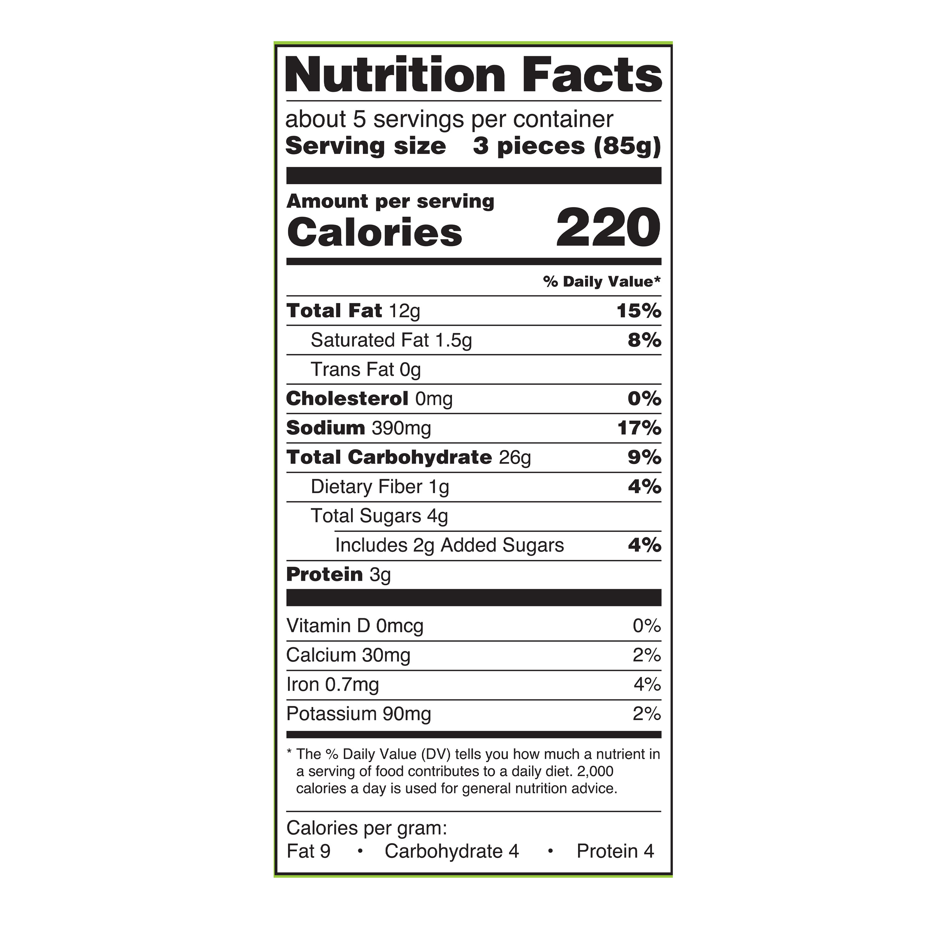 Great Value Whole Onion Rings, 16 oz Bag (Frozen) thumbnail 3