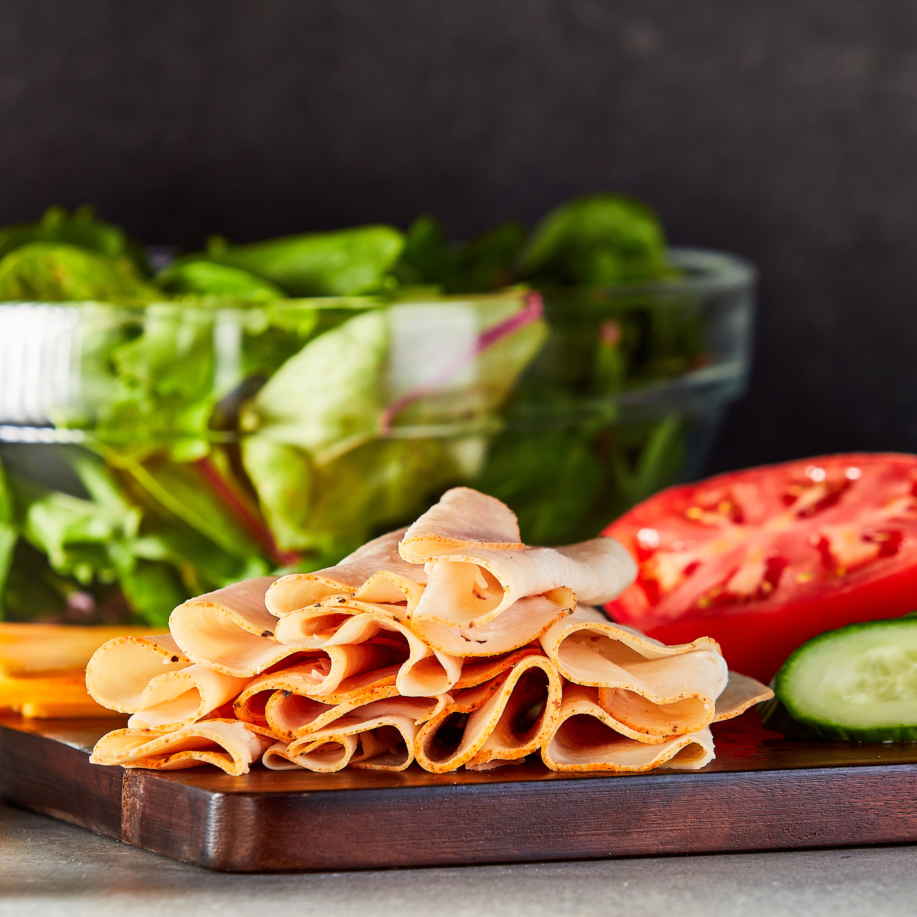 Great Value Rotisserie Chicken Lunchmeat, 9 oz Plastic Tub, 10g of Protein per 2oz Serving thumbnail 3