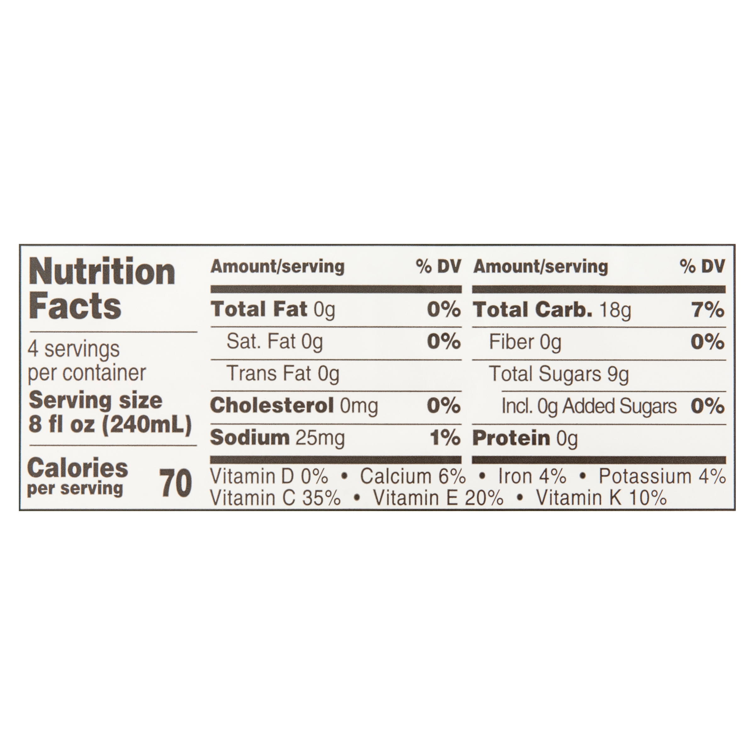 Great Value Organic Cranberry Juice, 32 fl oz (Shelf Stable) thumbnail 3