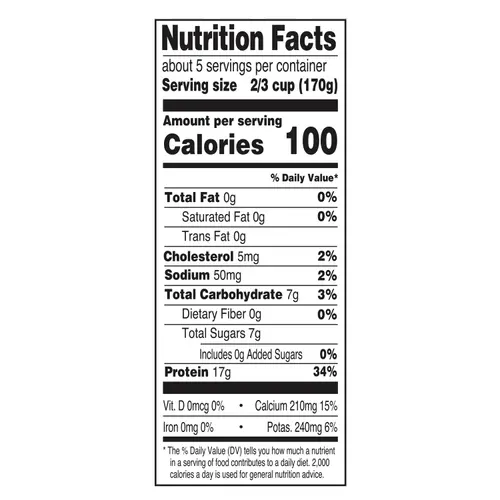 Great Value Greek Plain Nonfat Yogurt, 32 oz Tub thumbnail 3