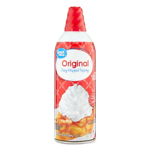 Great Value Original Dairy Whipped Topping, 6.5 oz