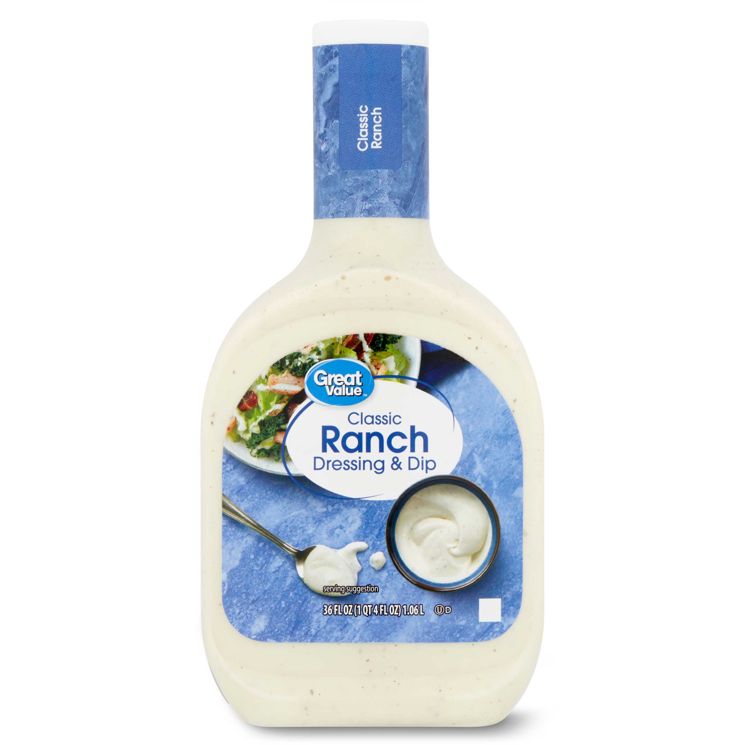 Great Value Classic Ranch Dressing & Dip, 36 fl oz