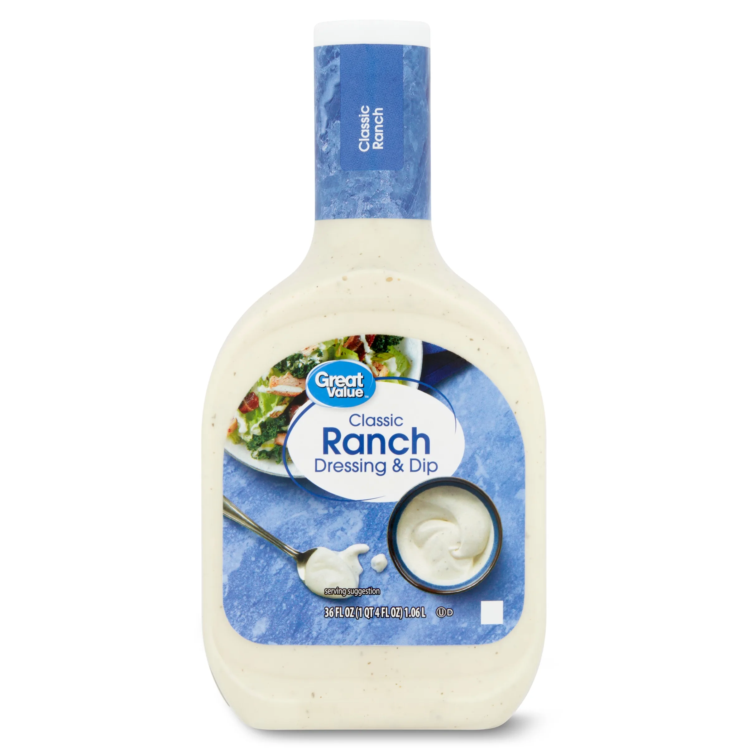 Great Value Classic Ranch Dressing & Dip, 36 fl oz