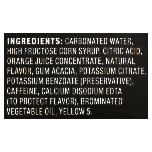 Great Value Mountain Lightning Citrus Flavored Soda Pop, 12 fl oz, 24 Pack Cans thumbnail 4