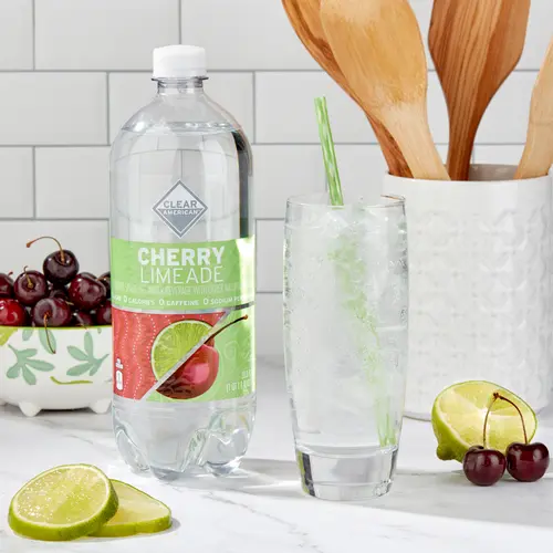 Clear American Cherry Limeade Sparkling Water, 33.8 fl oz thumbnail 2