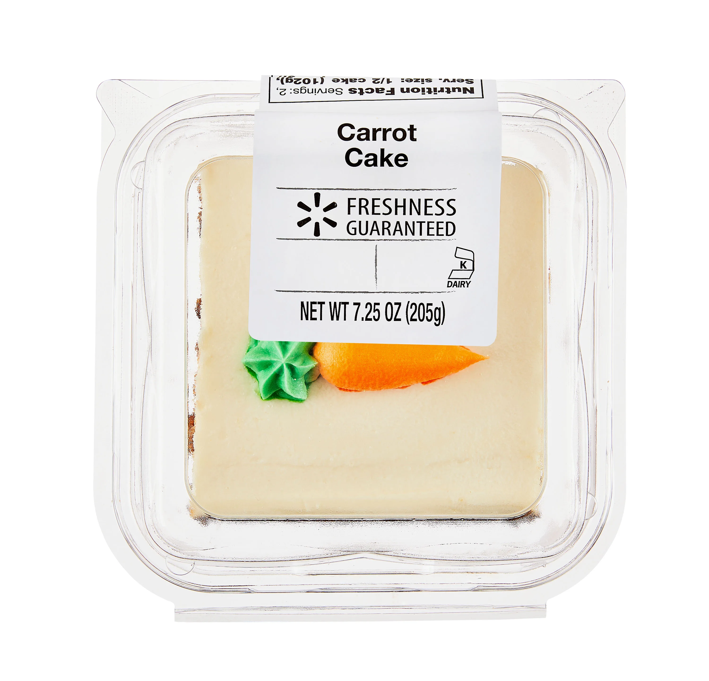 Freshness Guaranteed Carrot Cake Square, Cream Cheese Frosting, 7.25oz
