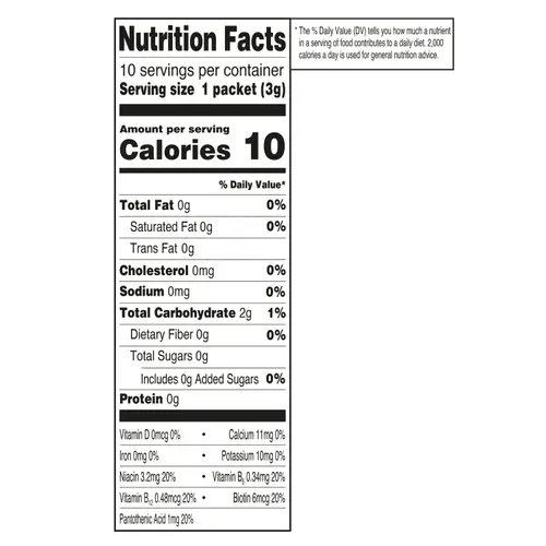 Great Value Energy Cherry Slush Drink Mix, 0.11 oz, 10 Count thumbnail 4