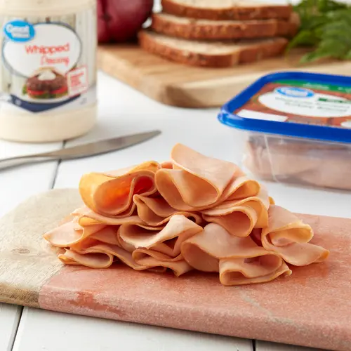 Great Value Mesquite Smoked Turkey Breast Lunchmeat, 9 oz Plastic Tub thumbnail 2