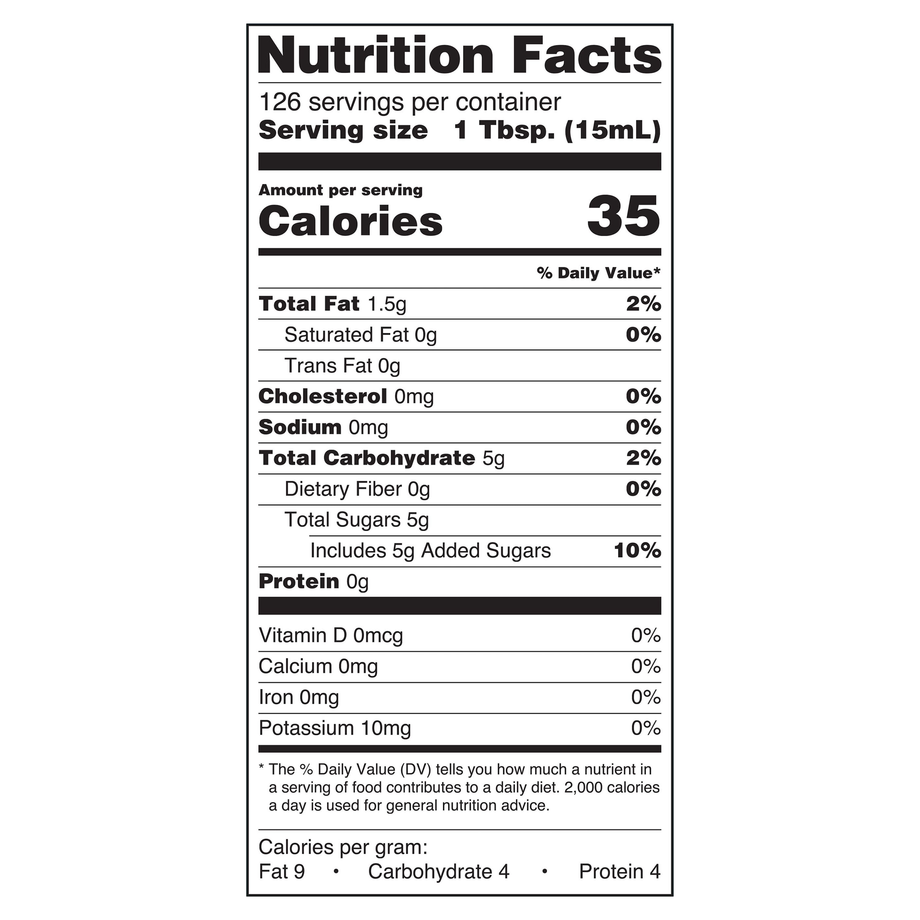 Great Value French Vanilla Coffee Creamer, 64 fl oz thumbnail 3