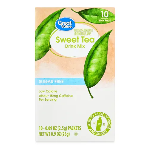 Great Value Sweet Tea Drink Mix 10 ct Box