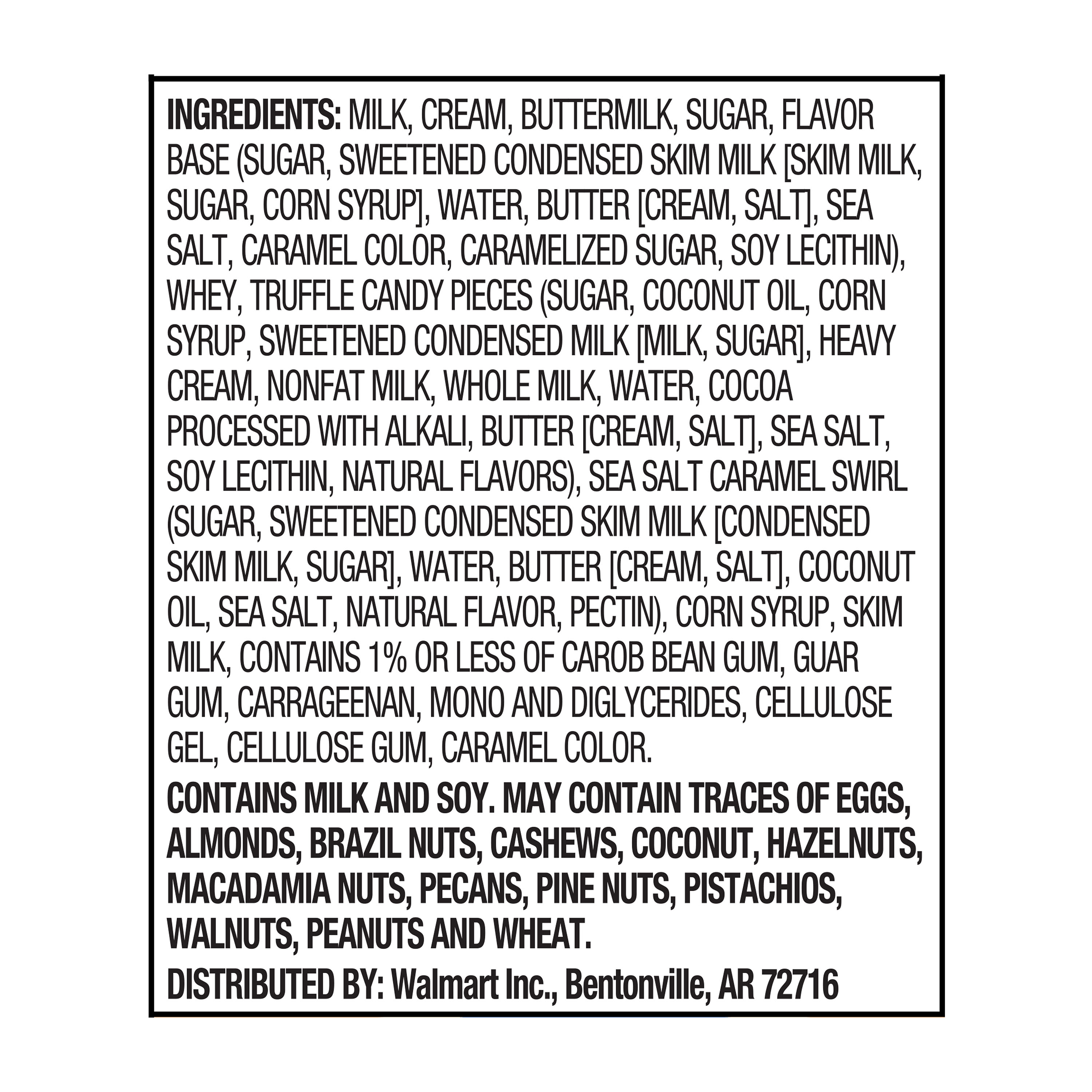 Great Value Sea Salt Caramel Ice Cream, 48 fl oz thumbnail 4