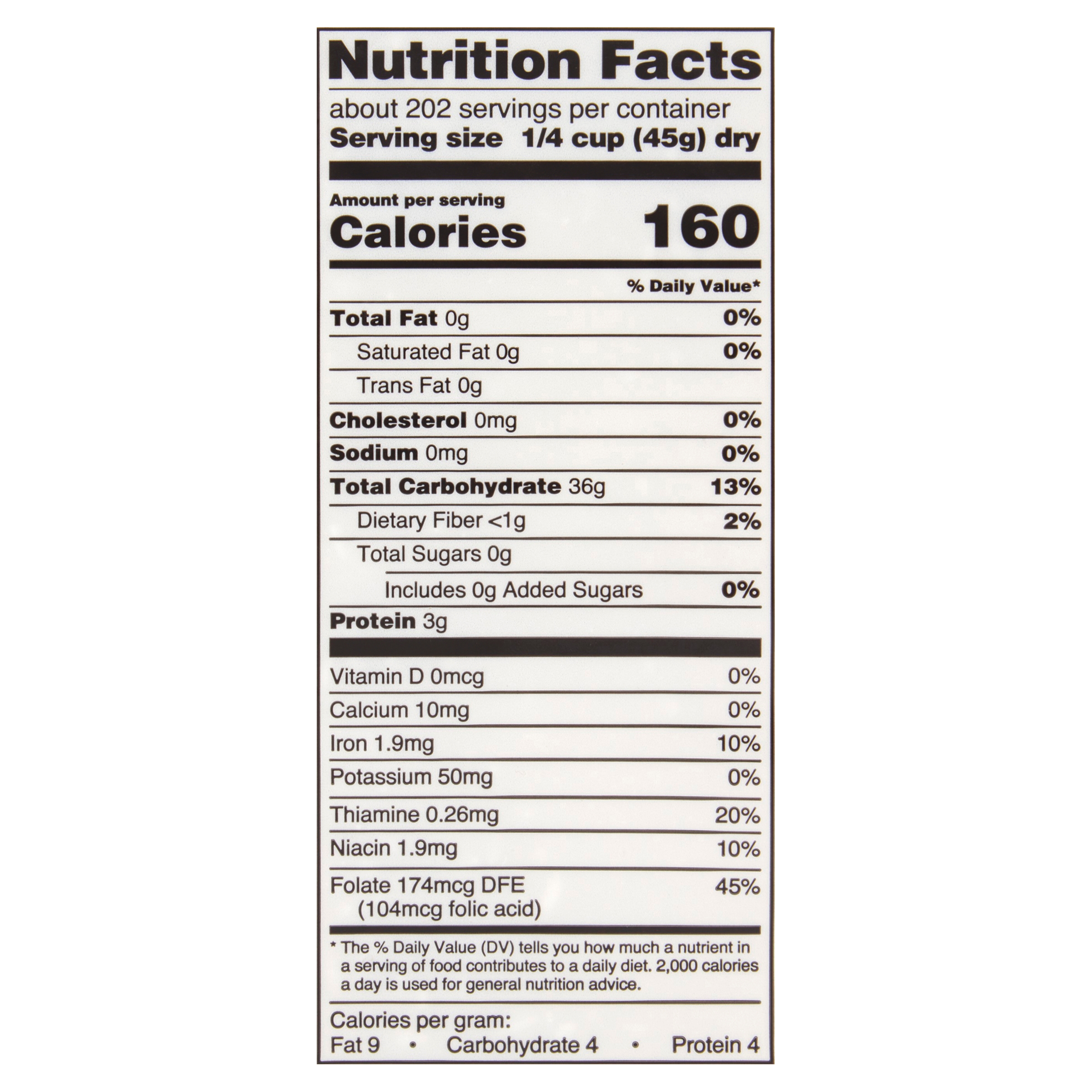 Great Value Long Grain Enriched Rice, 20 lb thumbnail 3