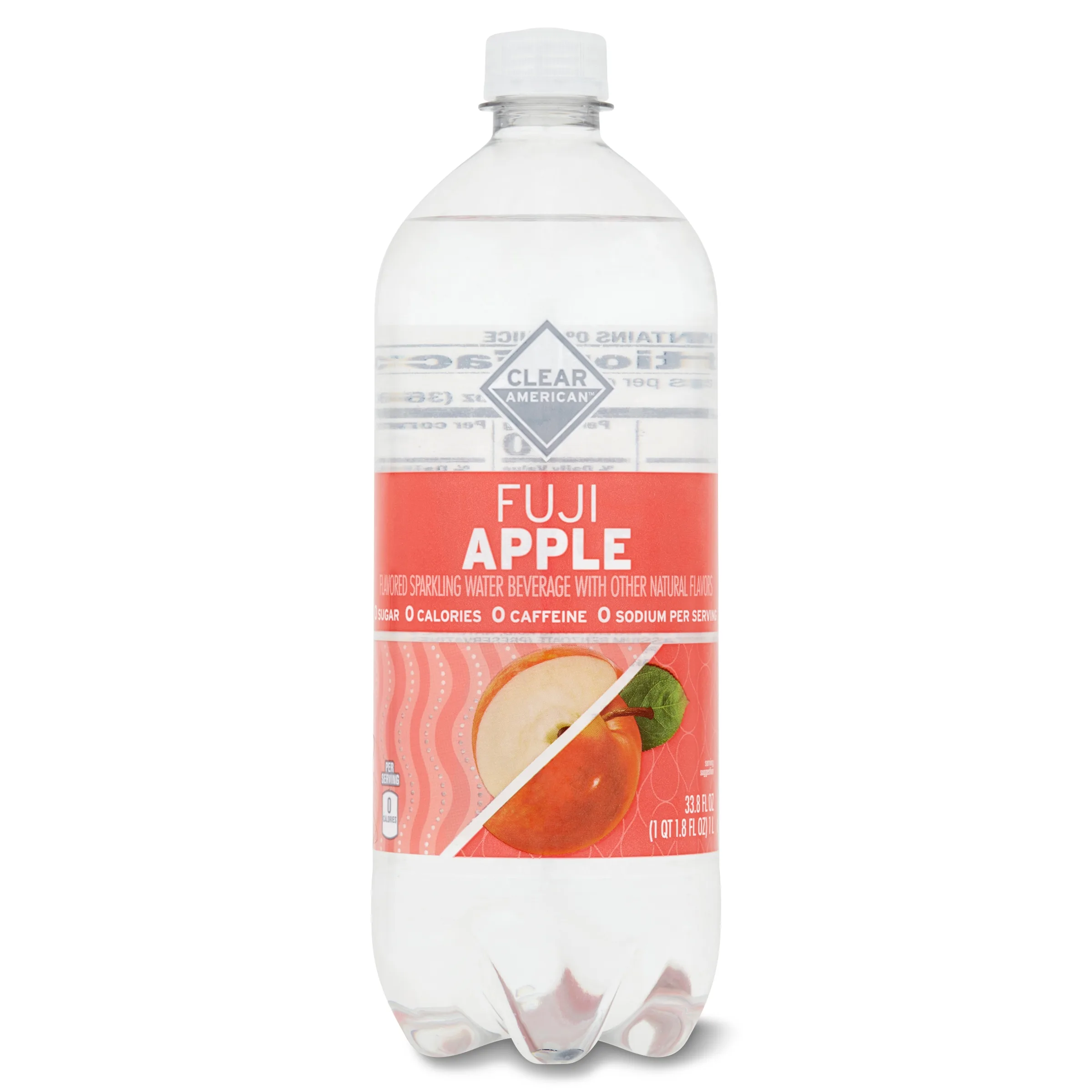 Clear American Fuji Apple Sparkling Water, 1 Liter