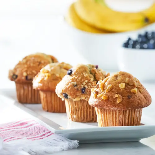 Marketside Blueberry & Banana Nut Muffin Variety Pack, 14 oz, 4 Count thumbnail 3