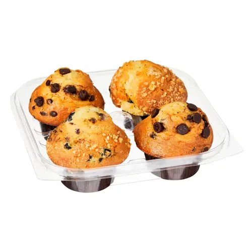 Marketside Blueberry & Chocolate Chip Muffins, 14 oz, 4 Count thumbnail 4