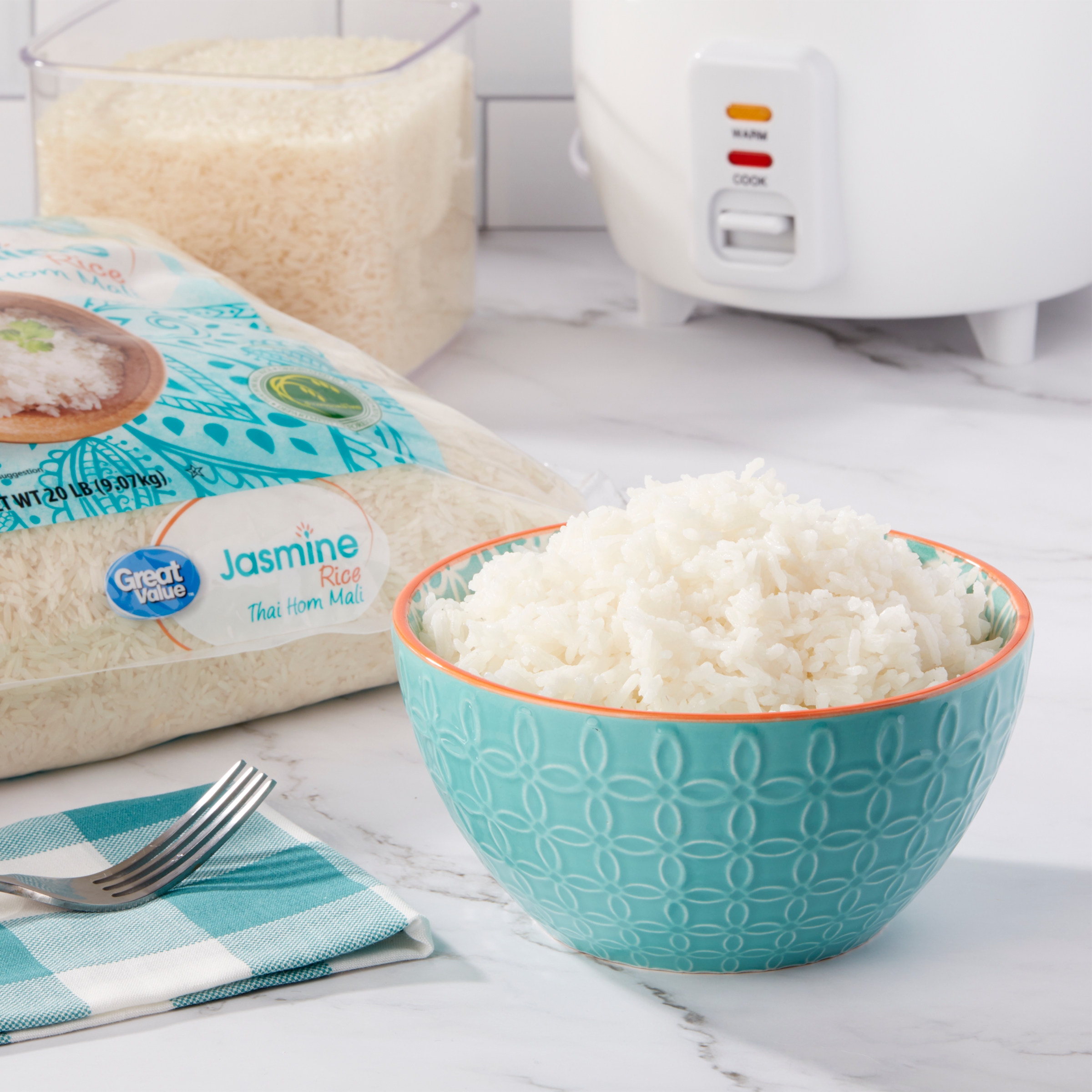 Great Value Jasmine Rice, 20 lb thumbnail 2