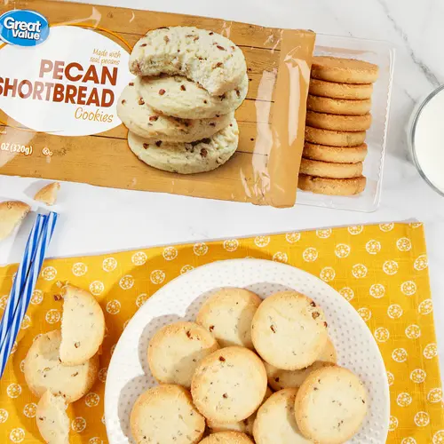 Great Value Pecan Shortbread Cookies, 11.3oz thumbnail 2