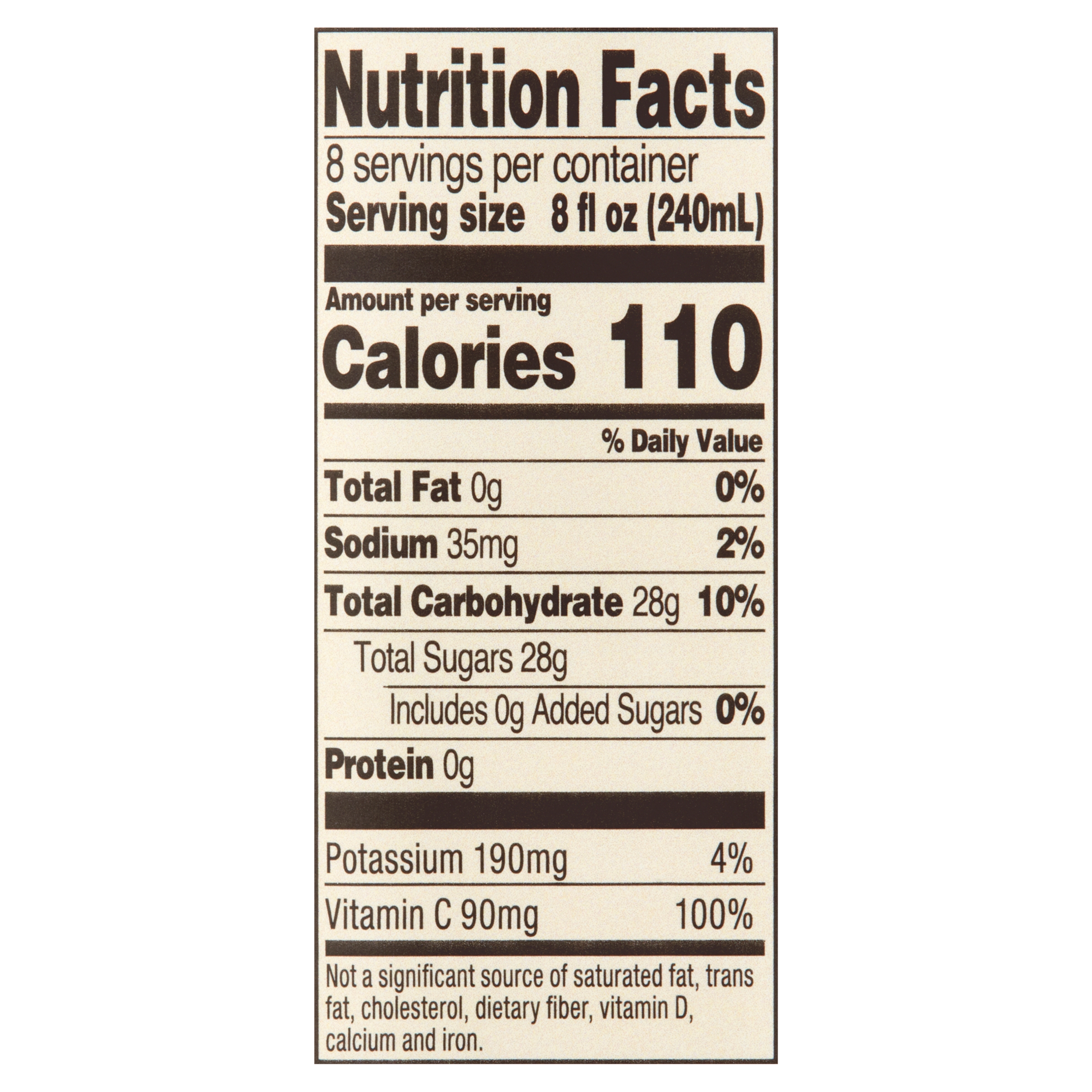 Great Value 100% Juice Cranberry Blend, 64 fl oz thumbnail 3