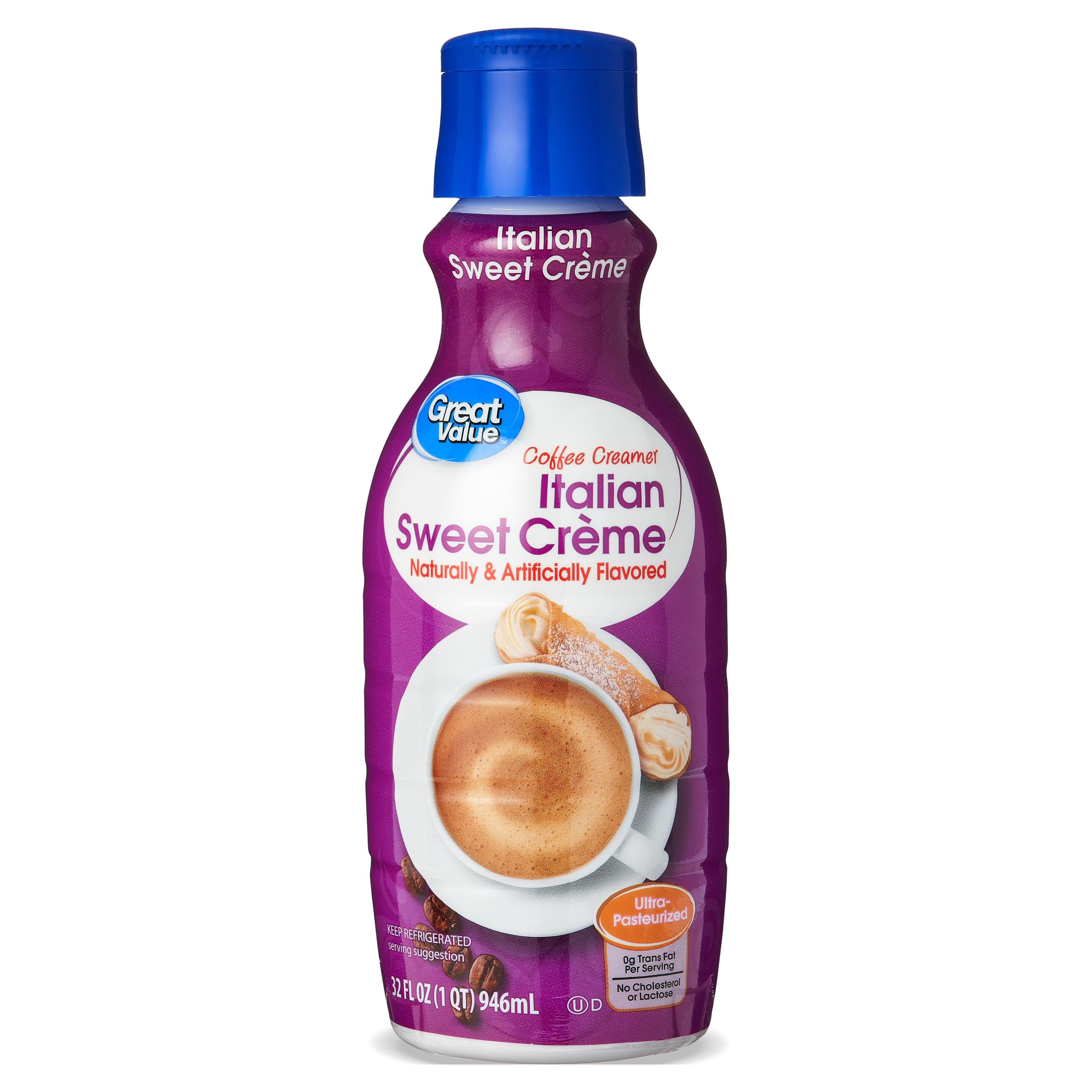 Great Value Italian Sweet Creme Coffee Creamer, 32 fl oz