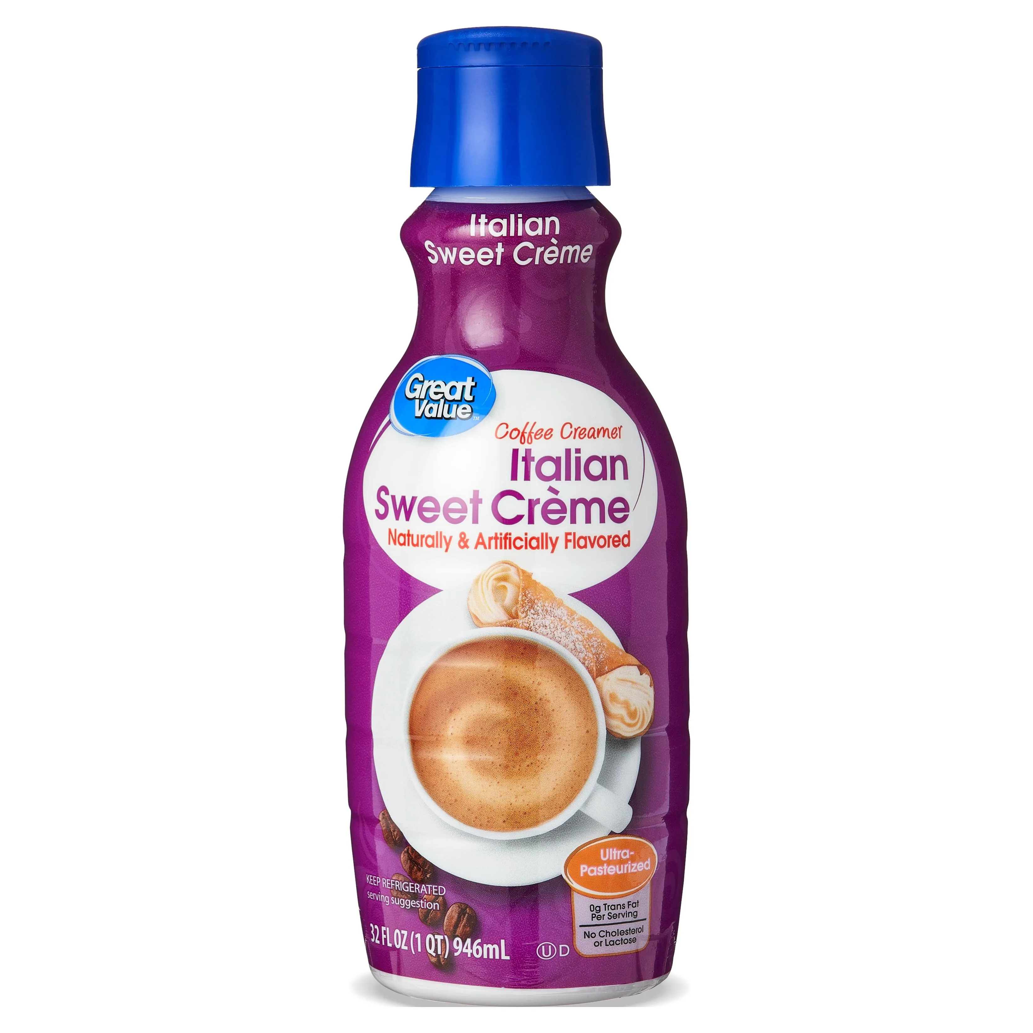 Great Value Italian Sweet Creme Coffee Creamer, 32 fl oz