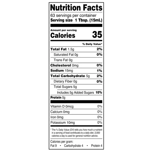 Great Value Italian Sweet Creme Coffee Creamer, 32 fl oz thumbnail 3