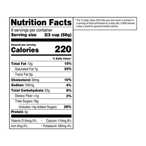 Great Value Peanut Butter Cup Ice Cream, 48 fl oz thumbnail 3