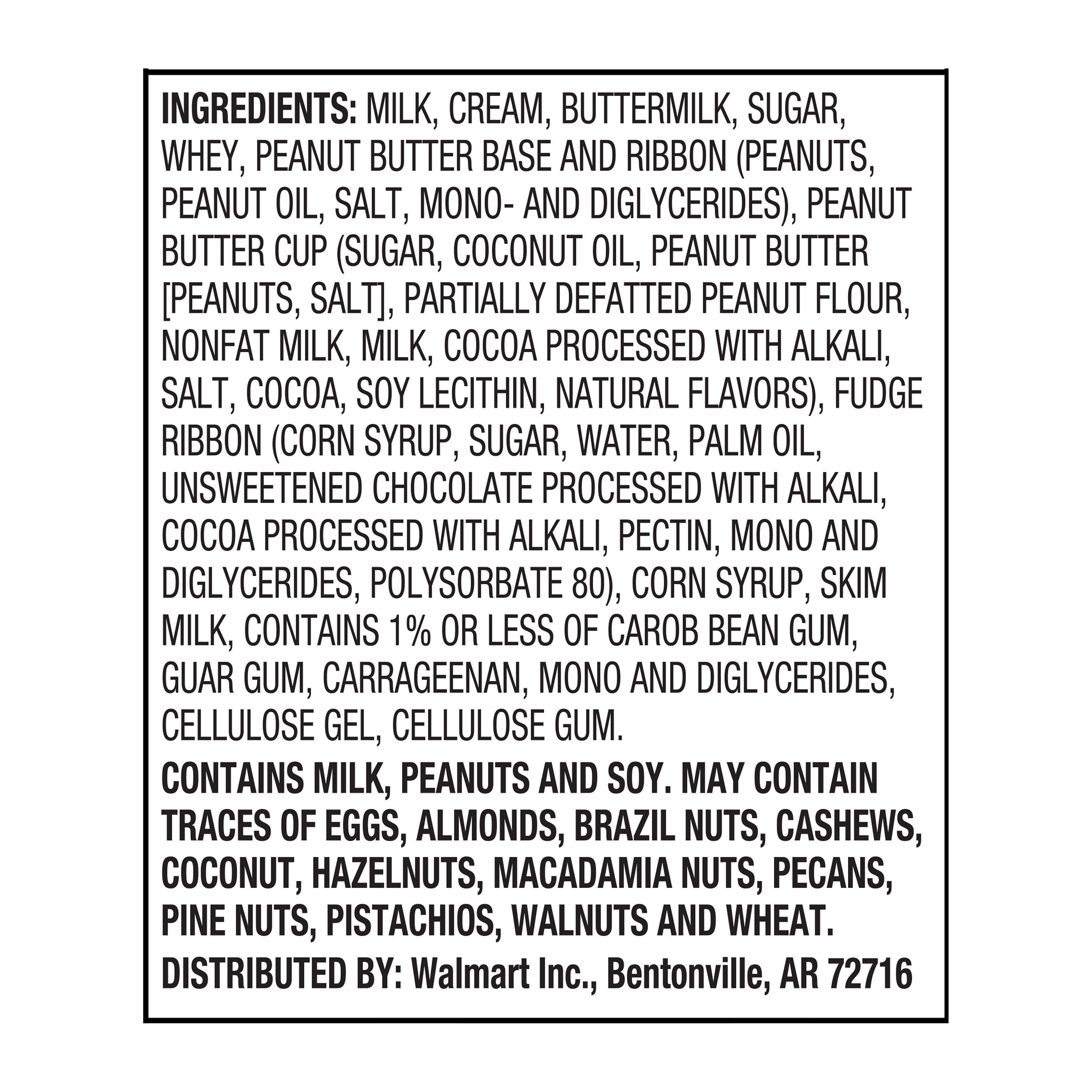 Great Value Peanut Butter Cup Ice Cream, 48 fl oz thumbnail 4