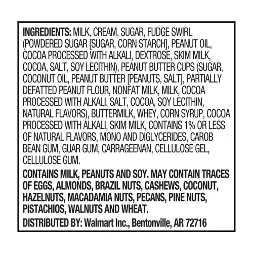 Great Value Fudge Tracks Ice Cream, 48 fl oz thumbnail 4