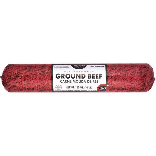 All Natural* 73% Lean/27% Fat Ground Beef, 8 lb Roll