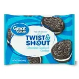 Great Value Twist & Shout Chocolate Flavor Sandwich Cookies, 14.3 oz
