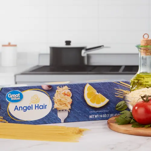 Great Value Angel Hair, 16 oz Shelf Stable thumbnail 2