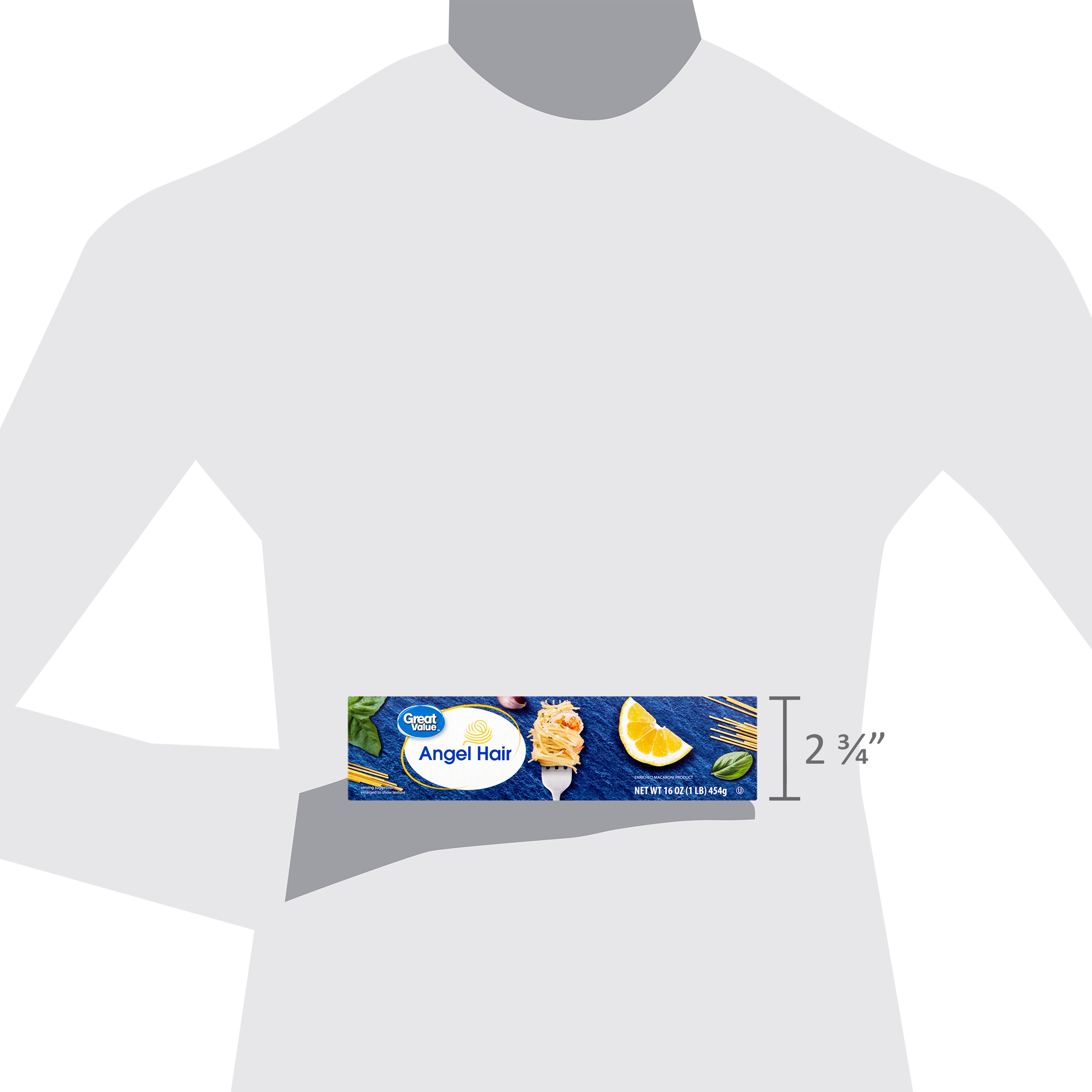 Great Value Angel Hair, 16 oz Shelf Stable thumbnail 4