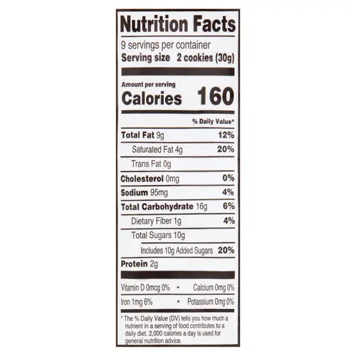 Great Value Fudge Covered Peanut Butter Filled Cookies, 9.5 oz thumbnail 3