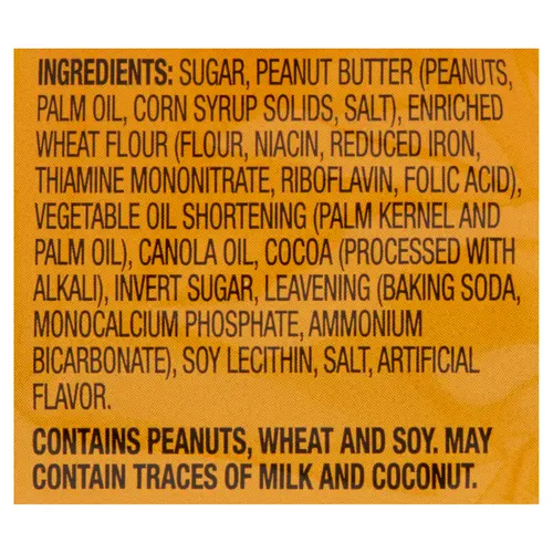 Great Value Fudge Covered Peanut Butter Filled Cookies, 9.5 oz thumbnail 4