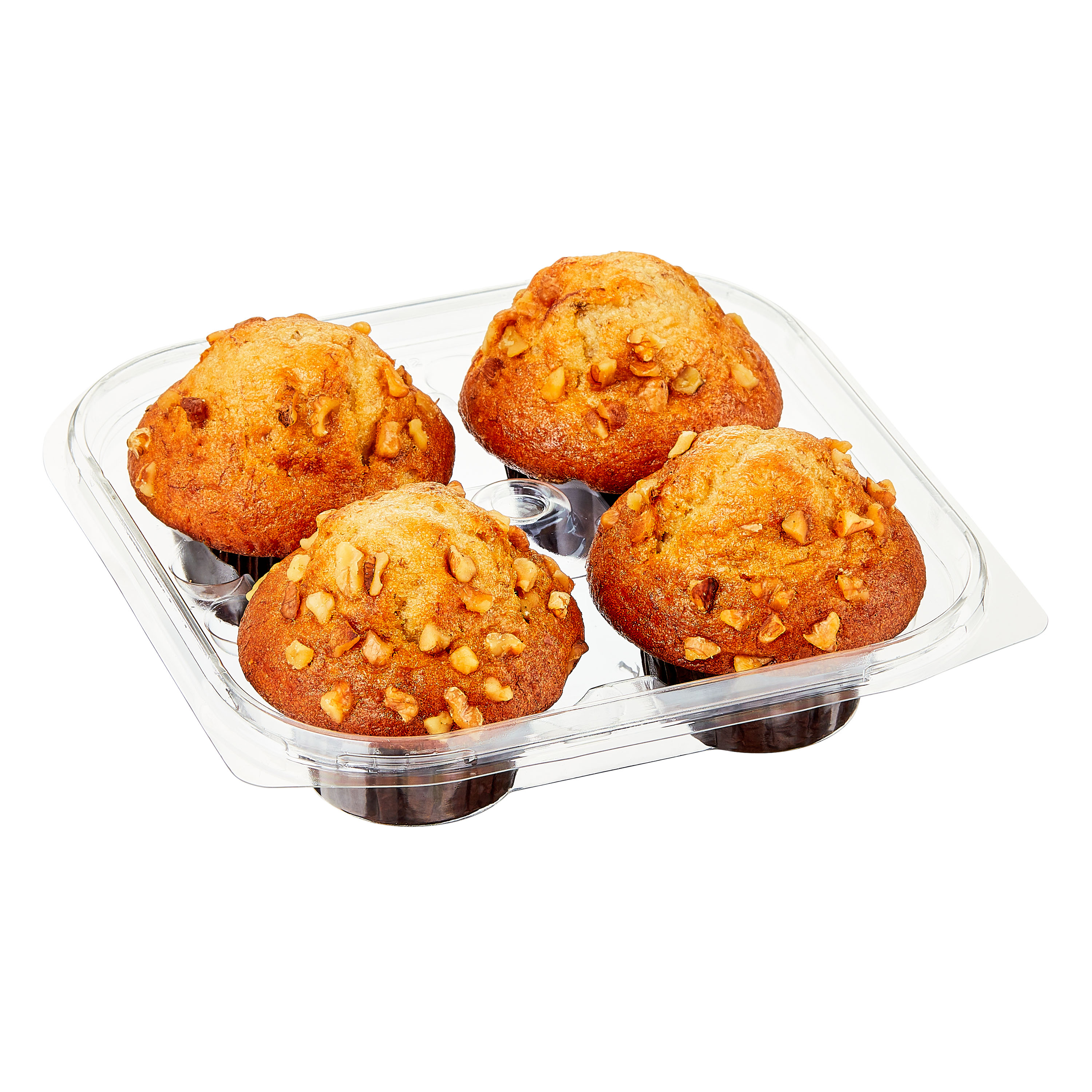 Marketside Banana Nut Muffins, 14 oz, 4 Count thumbnail 2