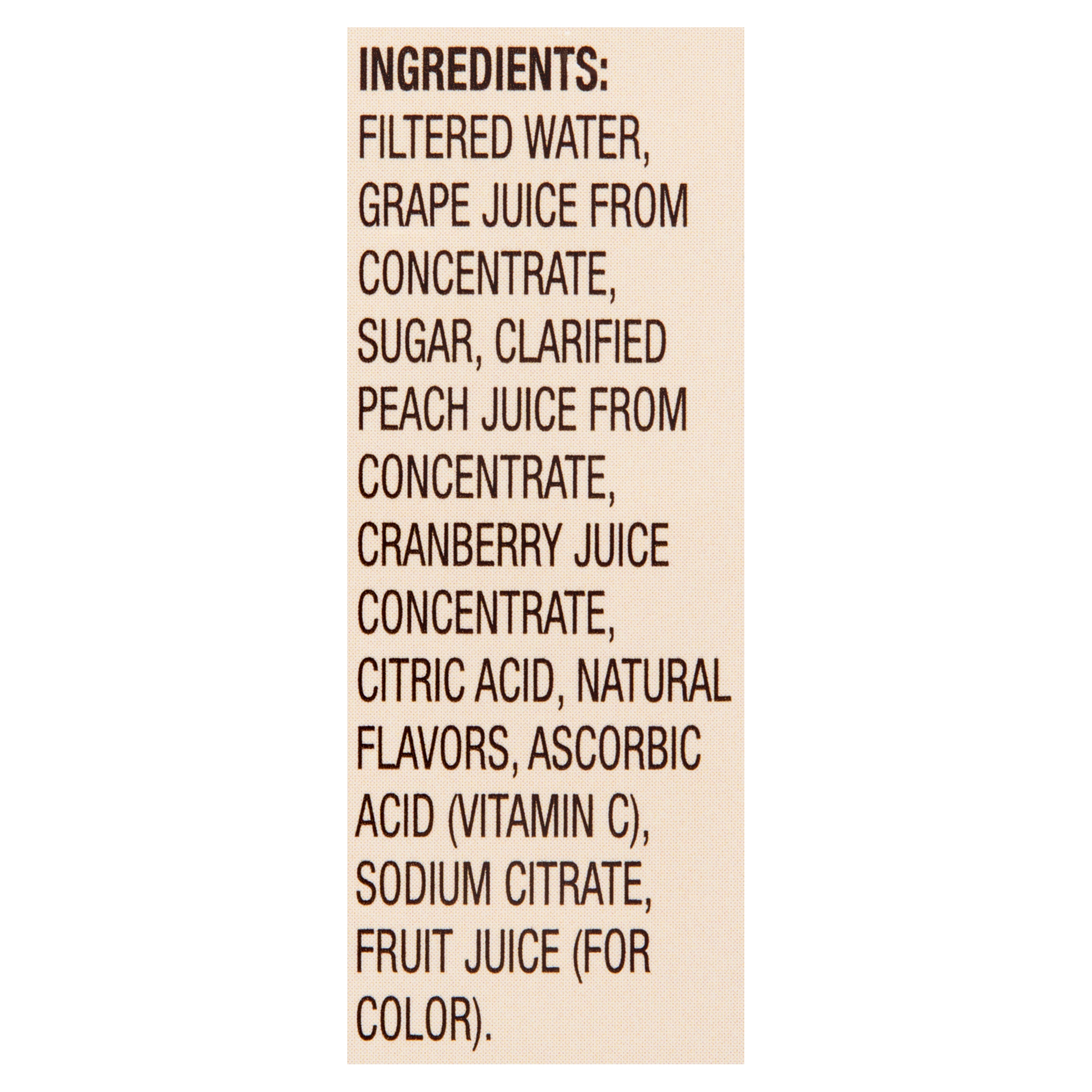 Great Value White Cranberry Peach Juice Cocktail, 64 fl oz thumbnail 4