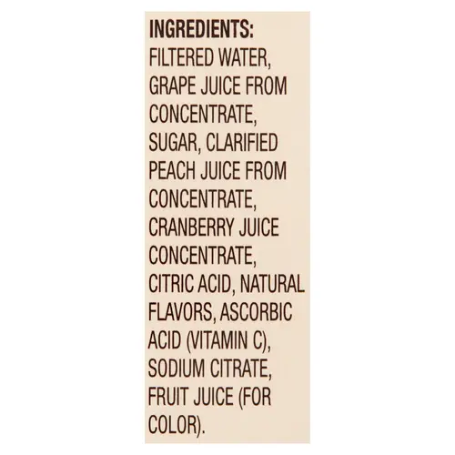 Great Value White Cranberry Peach Juice Cocktail, 64 fl oz thumbnail 4