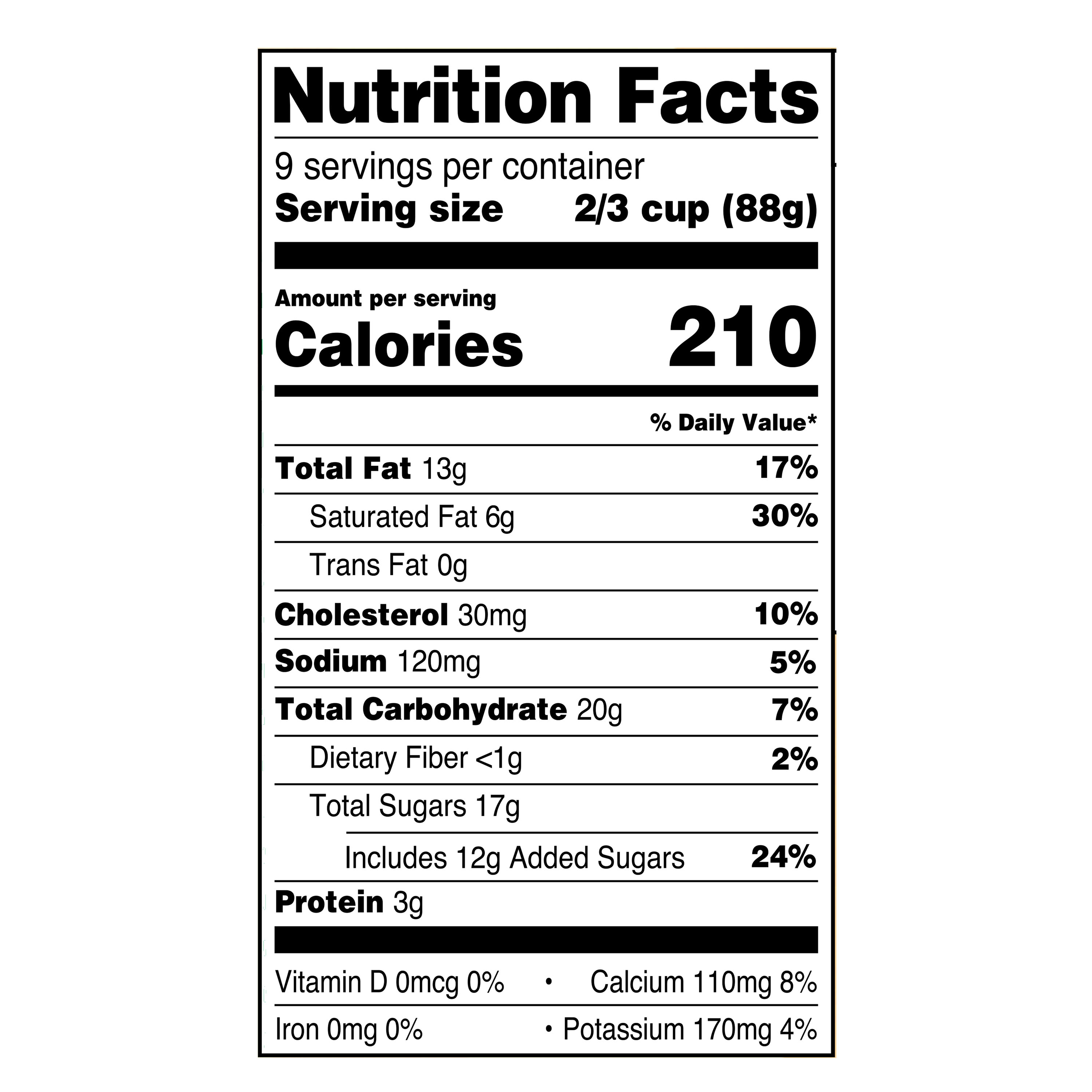 Great Value Butter Pecan Ice Cream, 48 fl oz thumbnail 3