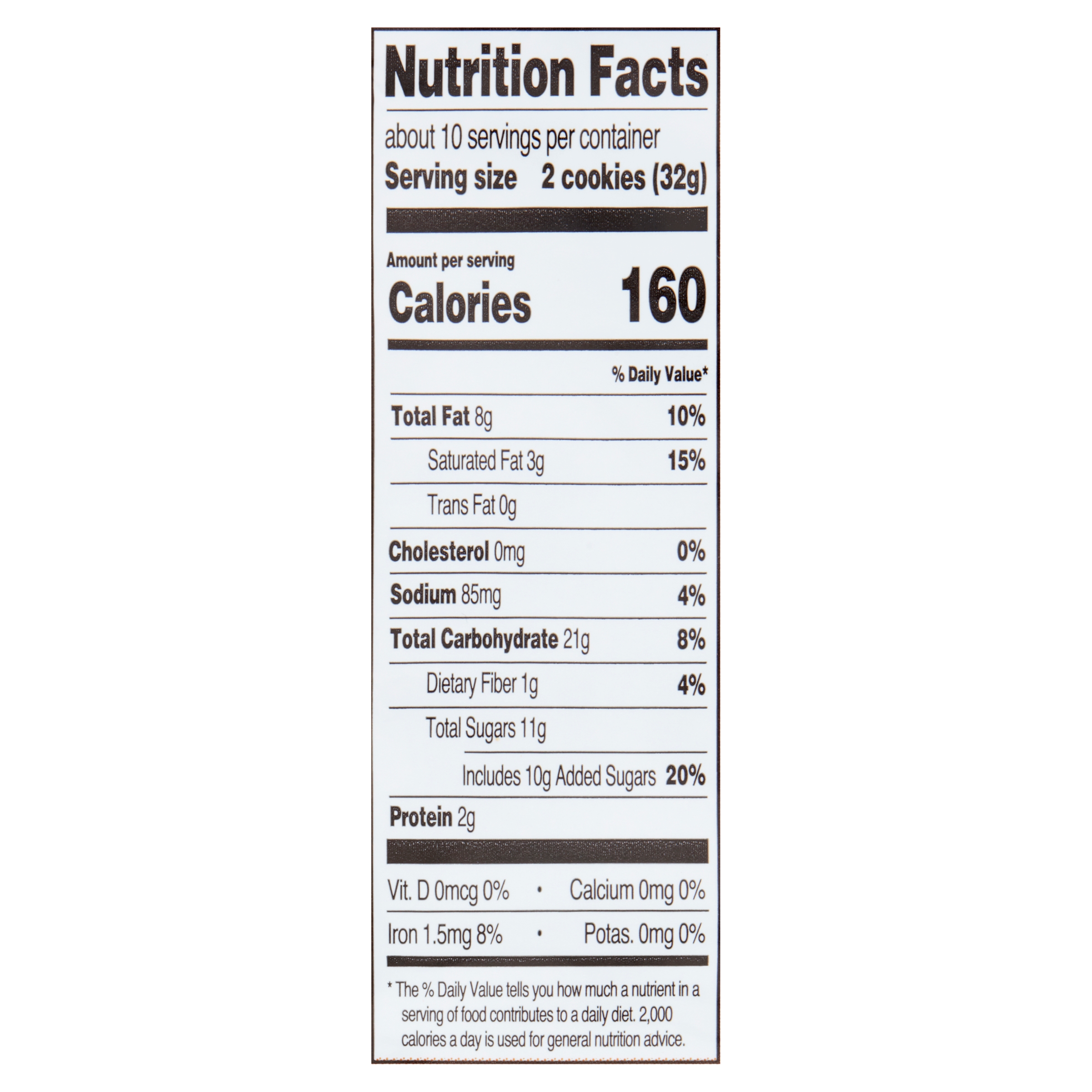 Great Value Chunky Chippers Chocolate Chip Cookies, 11.75 oz thumbnail 3