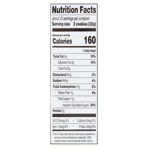 Great Value Chunky Chippers Chocolate Chip Cookies, 11.75 oz thumbnail 3